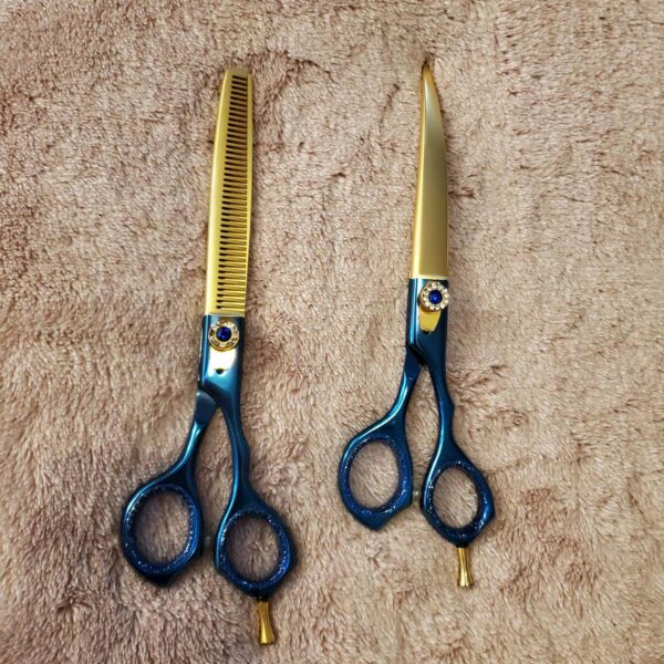 2pcs Set  8 inch  Curved Shear and Thinning shear.
