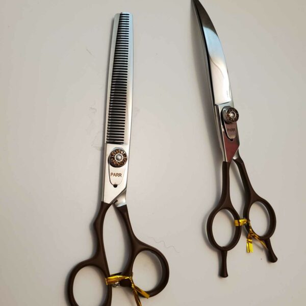 2 pcs Set 7.5 inch Left-Handed thinner and curved shear